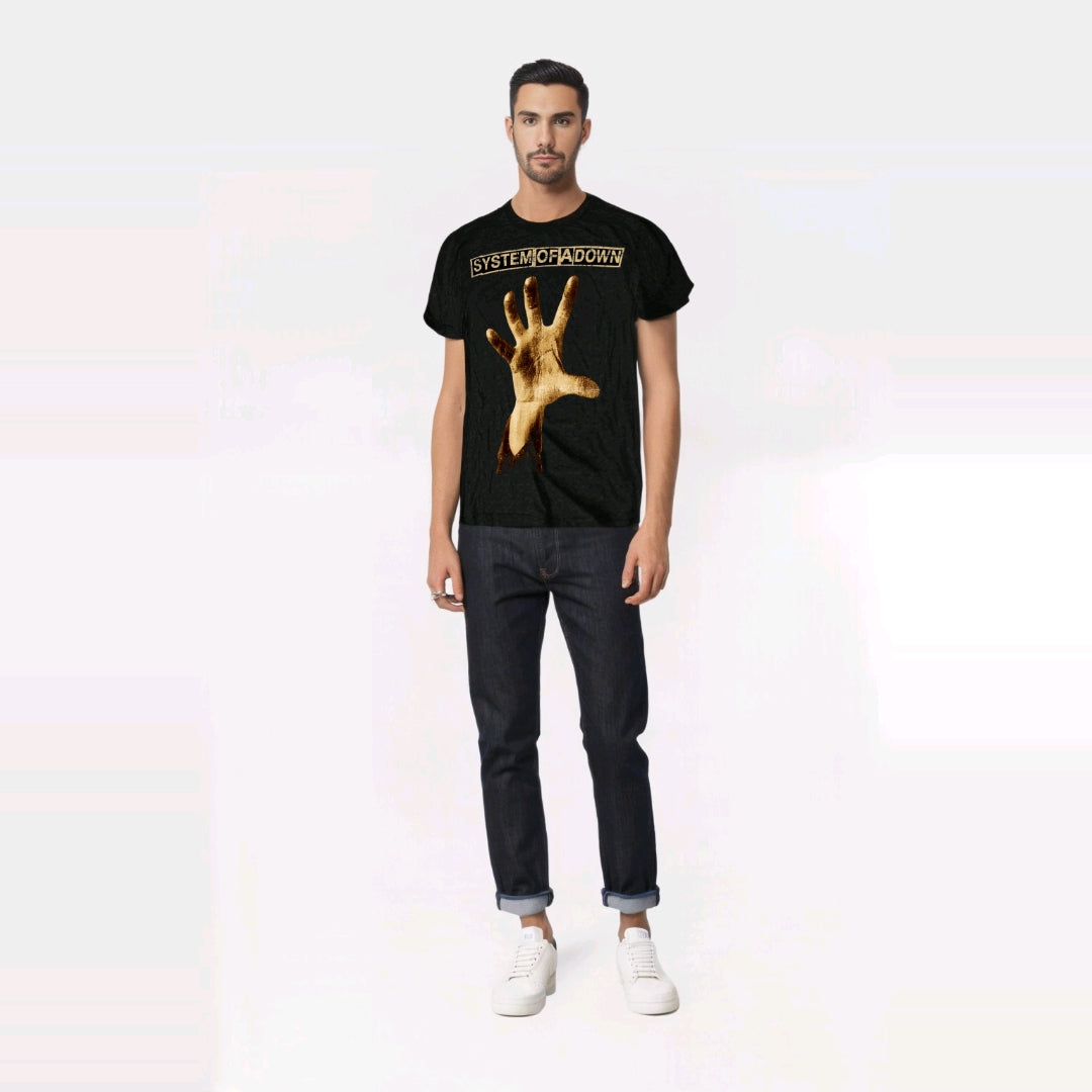 SYSTEM OF A DOWN UNISEX T-SHIRT: HAND