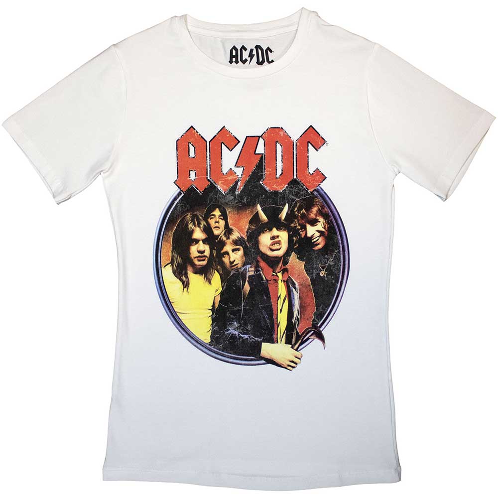 Ac/dc Highway To Hell Circle T-shirt