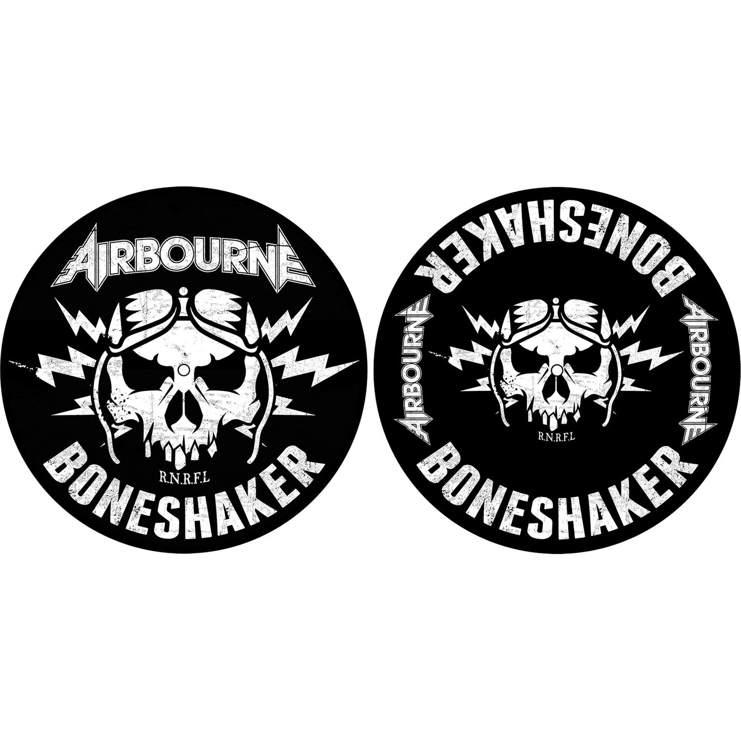 Airbourne Boneshaker Turntable Slipmat Set