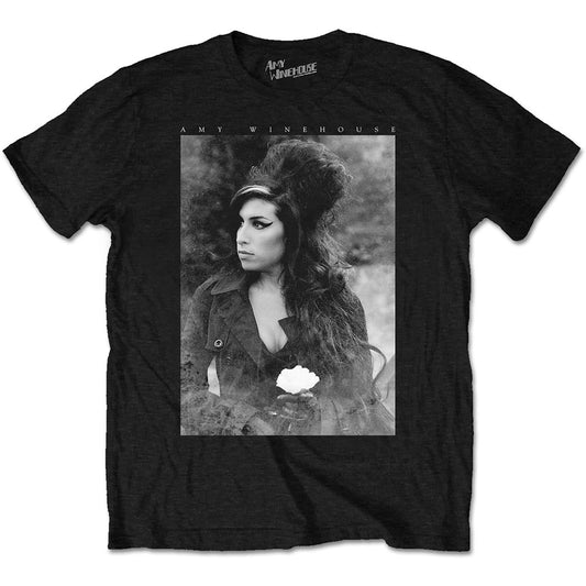Amy Winehouse Flower Portrait Unisex T-Shirt