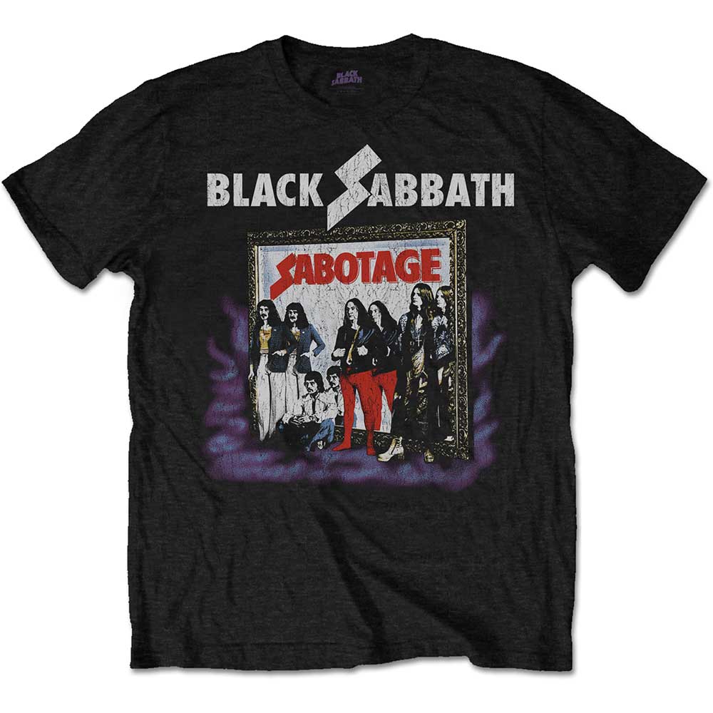 Black Sabbath Sabotage Vintage Unisex T-Shirt