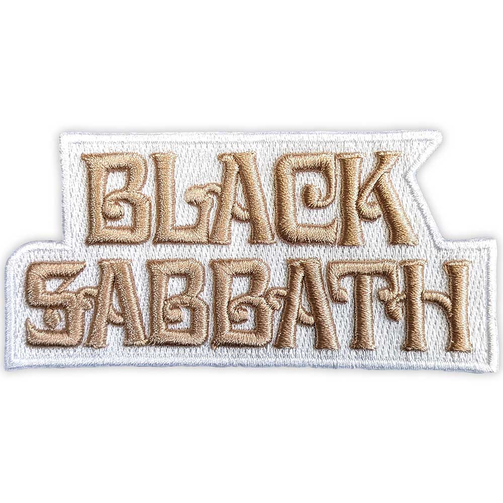 Black Sabbath Text Logo Woven Patch