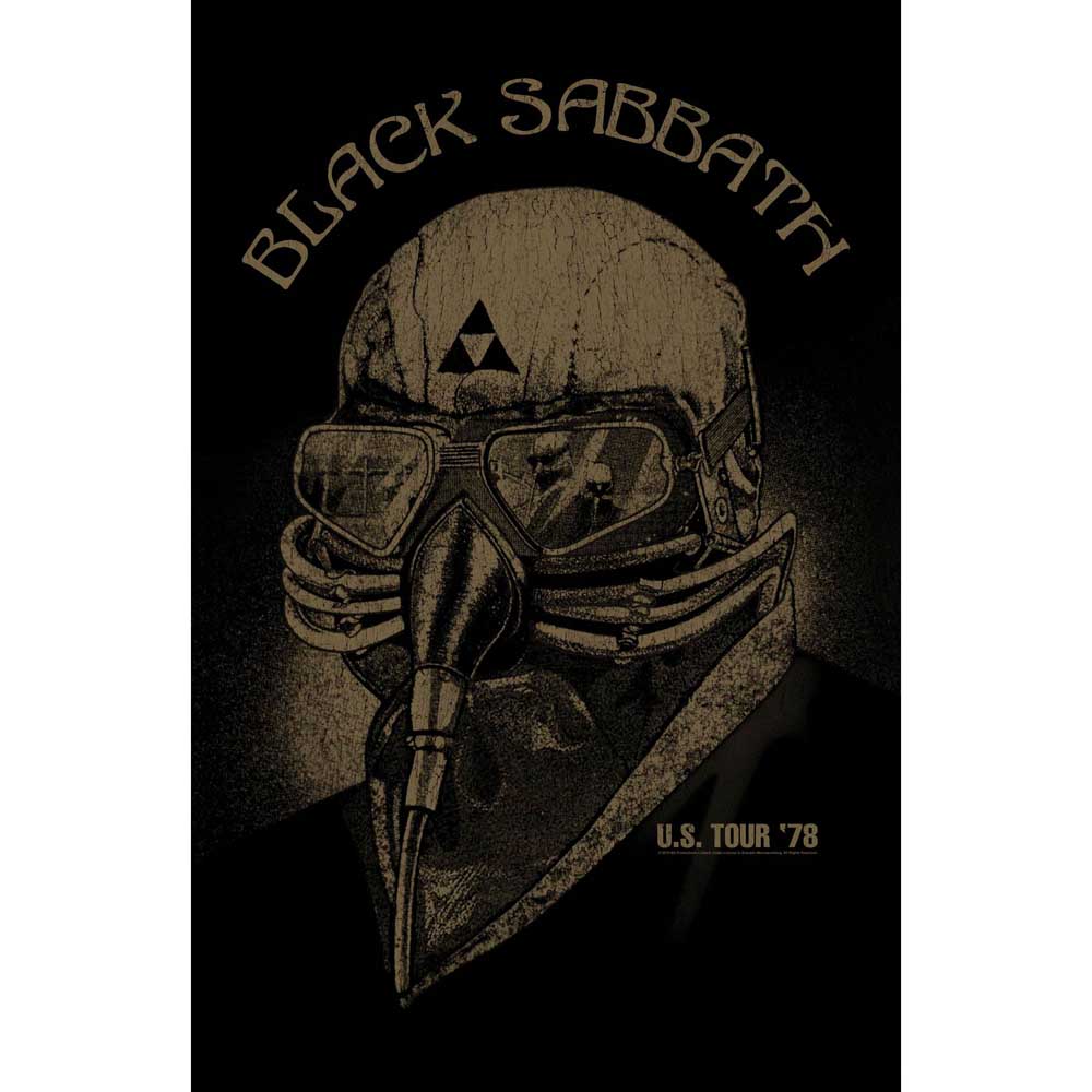 Black Sabbath Us Tour 78 Textile Poster