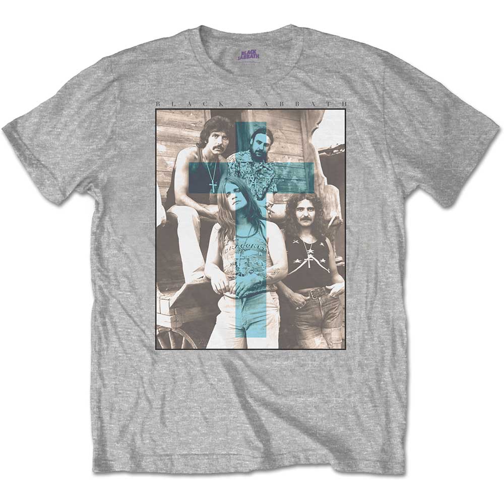 Black Sabbath Blue Cross Unisex T-Shirt