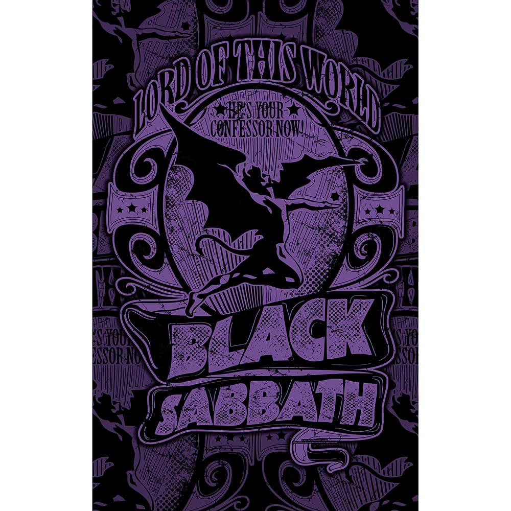 Black Sabbath Lord Of The World Textile Poster