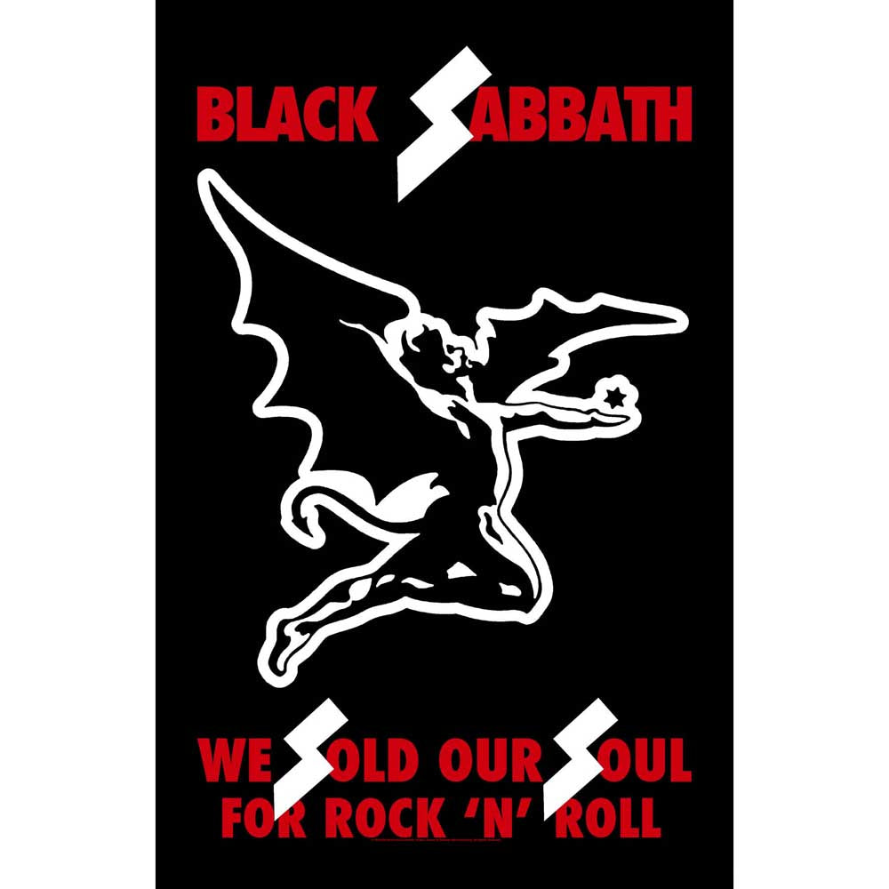 Black Sabbath We Sold Our Souls Textile Poster