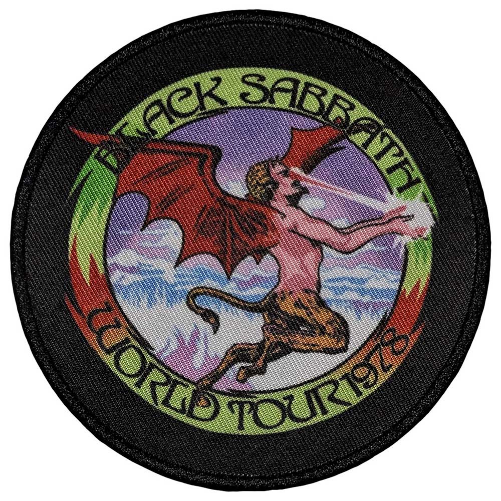 Black Sabbath World Tour 1978 Printed Patch