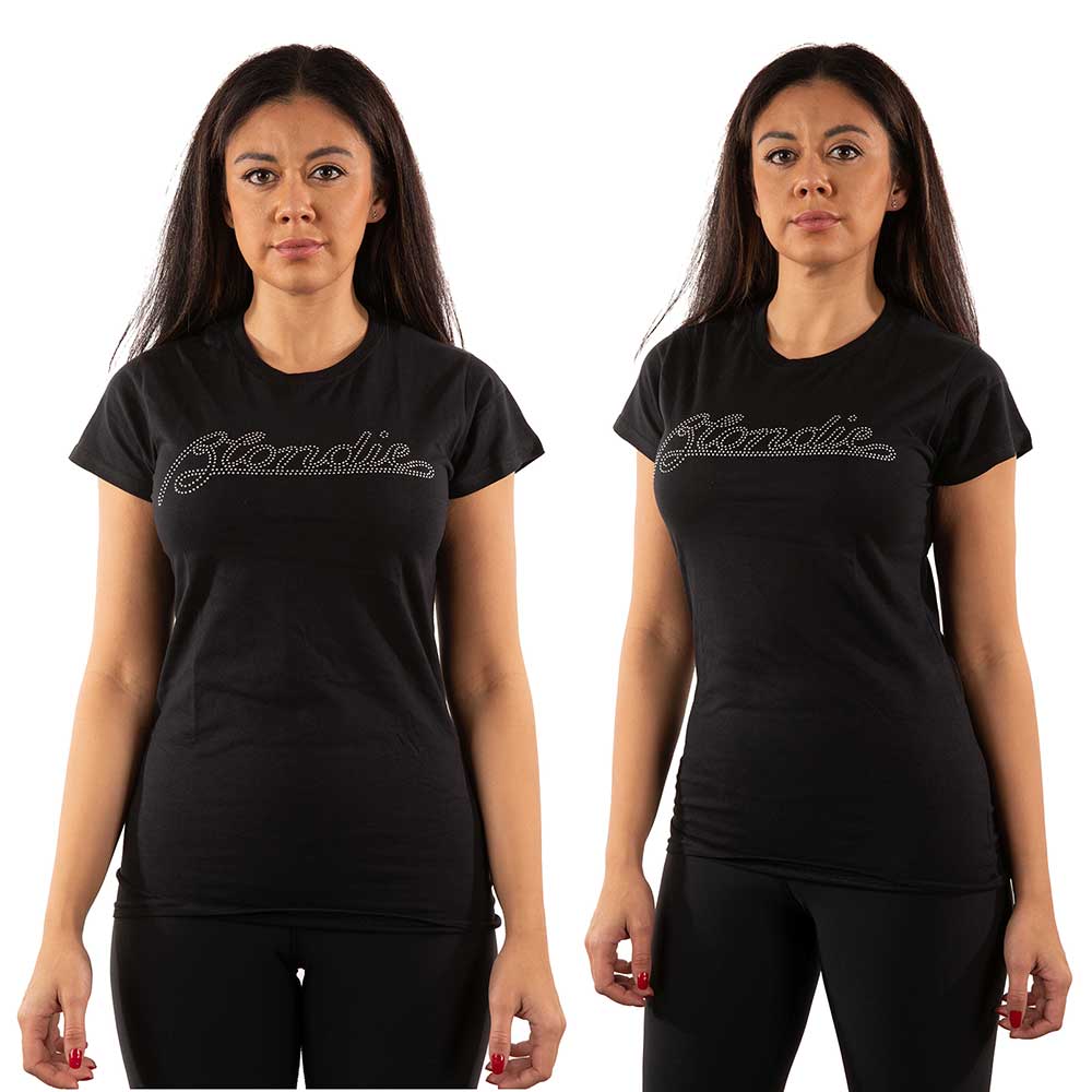 Blondie Logo Embellished Ladies T-Shirt