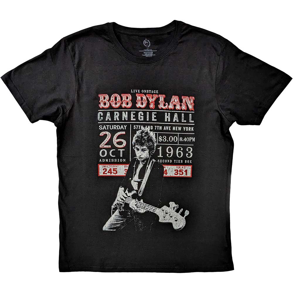 Bob Dylan Carnegie Hall 63 unisex T-Shirt