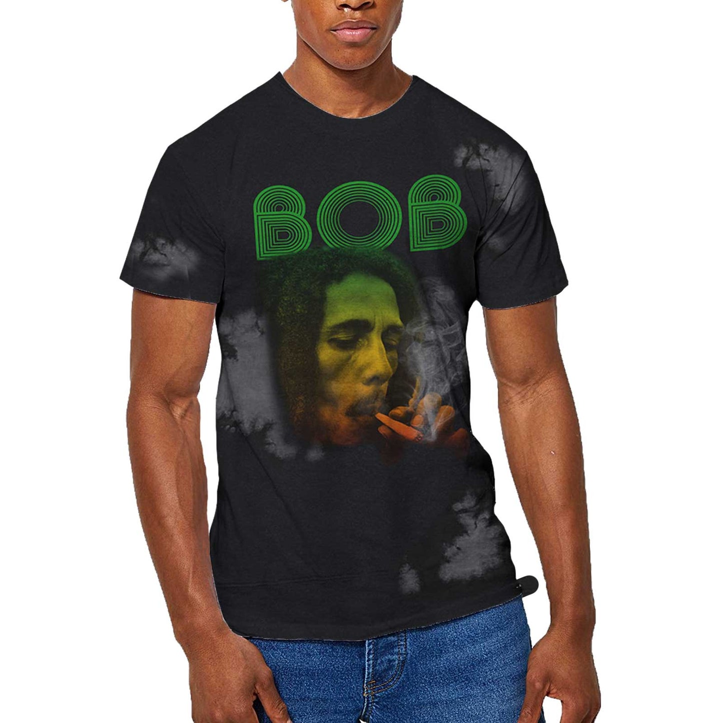 Bob Marley Smoke Gradient Unisex T-Shirt
