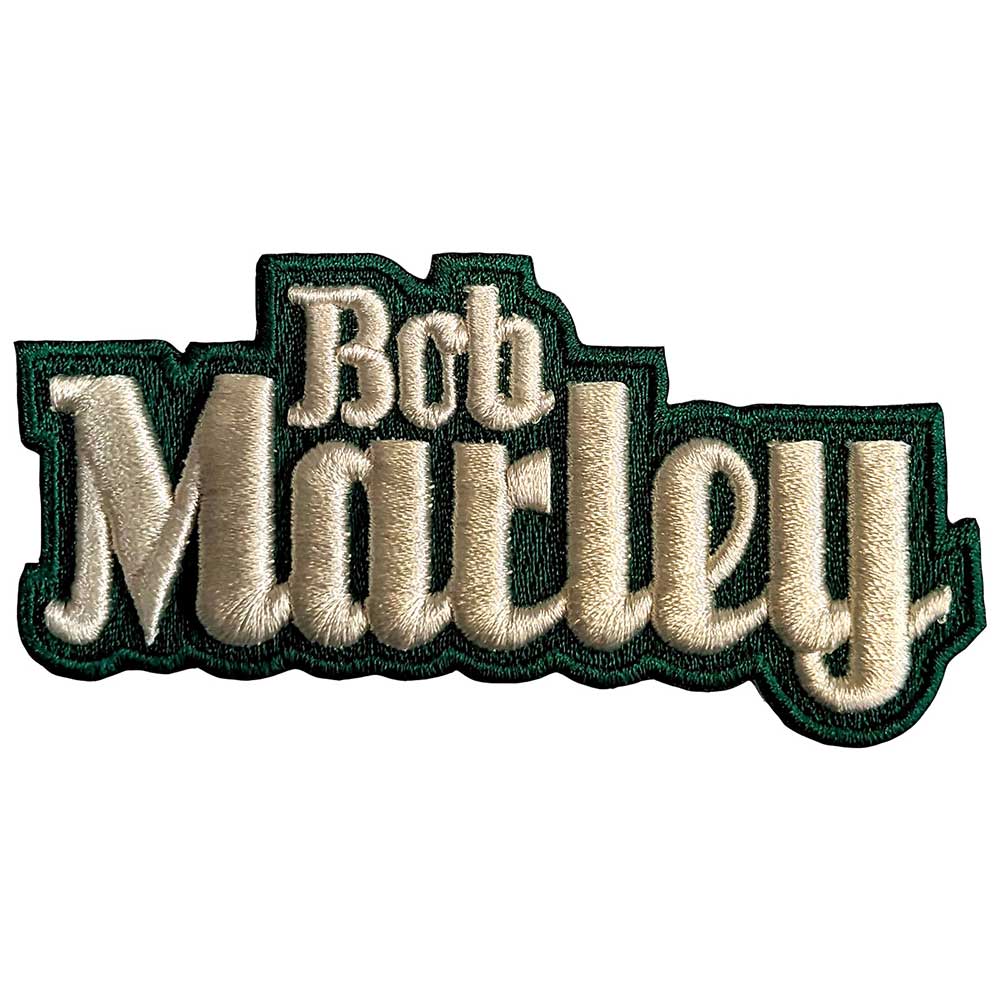 Bob Marley Text Logo Woven Patch