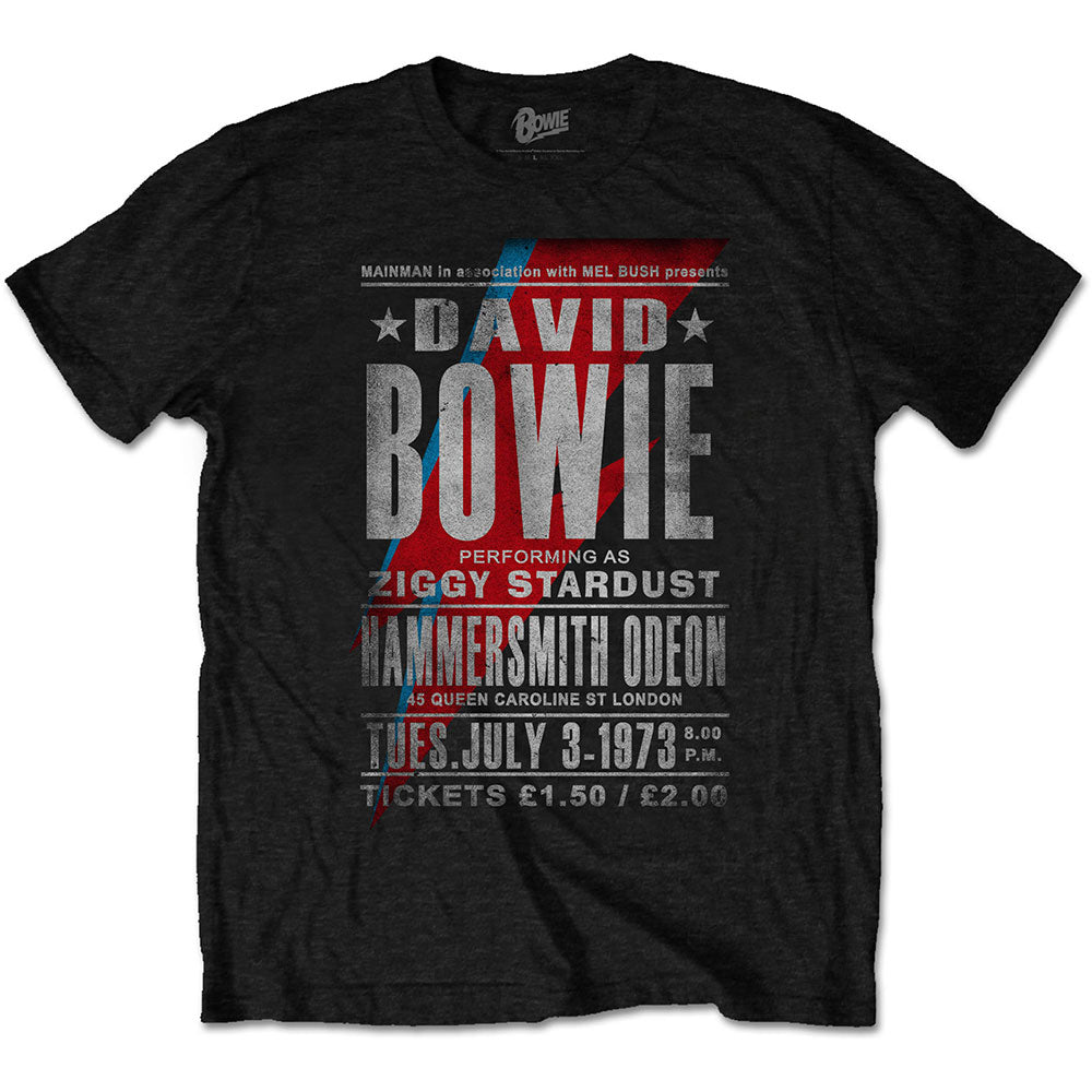David Bowie David Bowie Hammersmith Odeon Unisex T-Shirt
