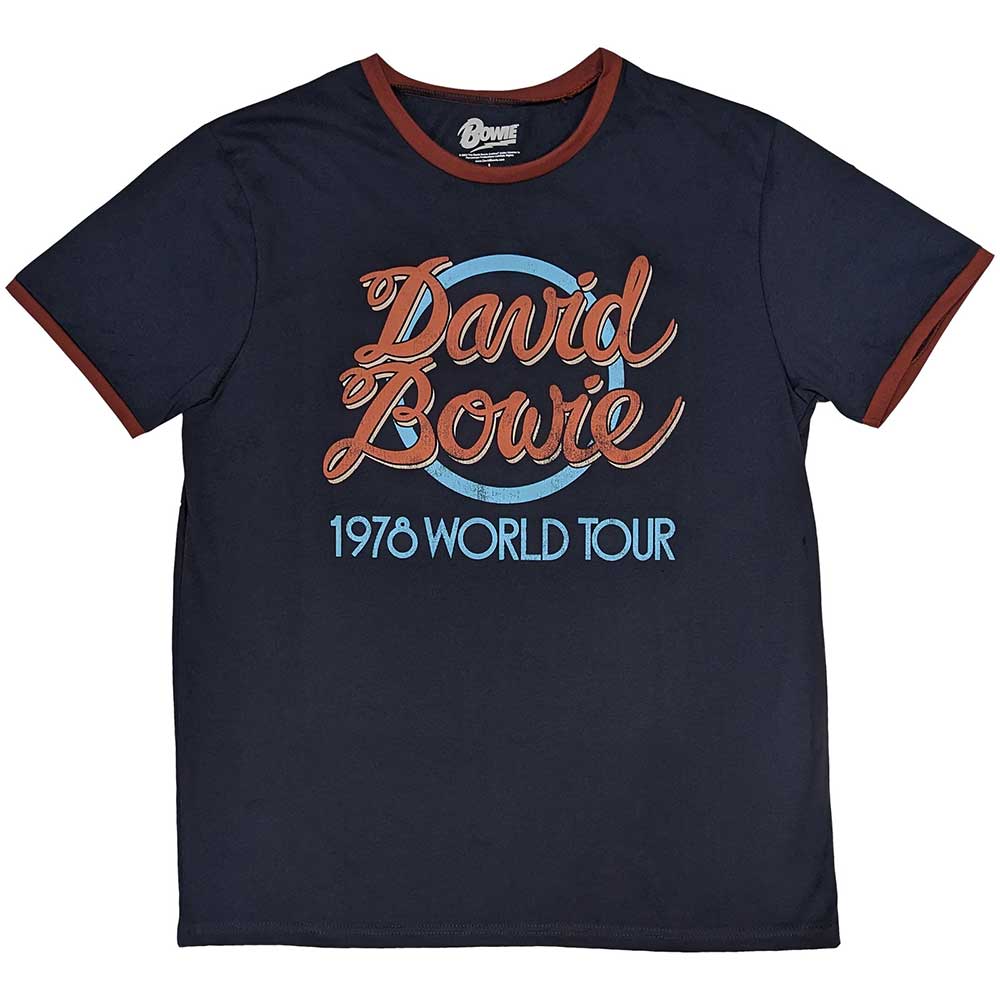 David Bowie 1978 World Tour Ringer Unisex T-Shirt