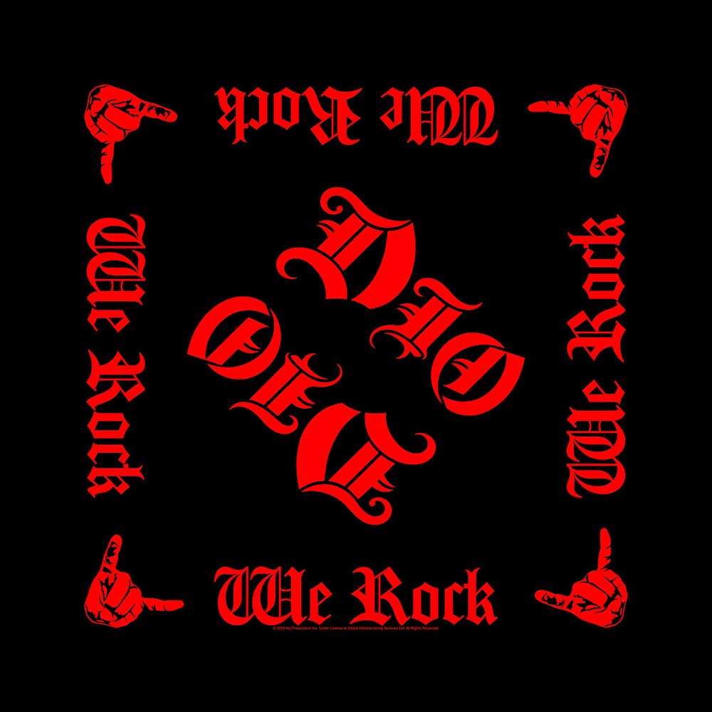 Dio Unisex Bandana: We Rock