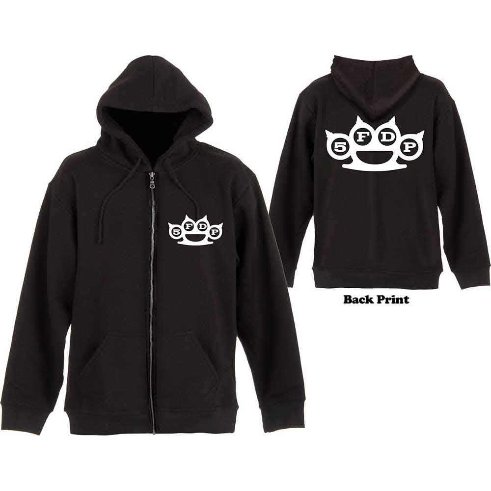 Five Finger Death Punch Knuckles Zipped Hoodie