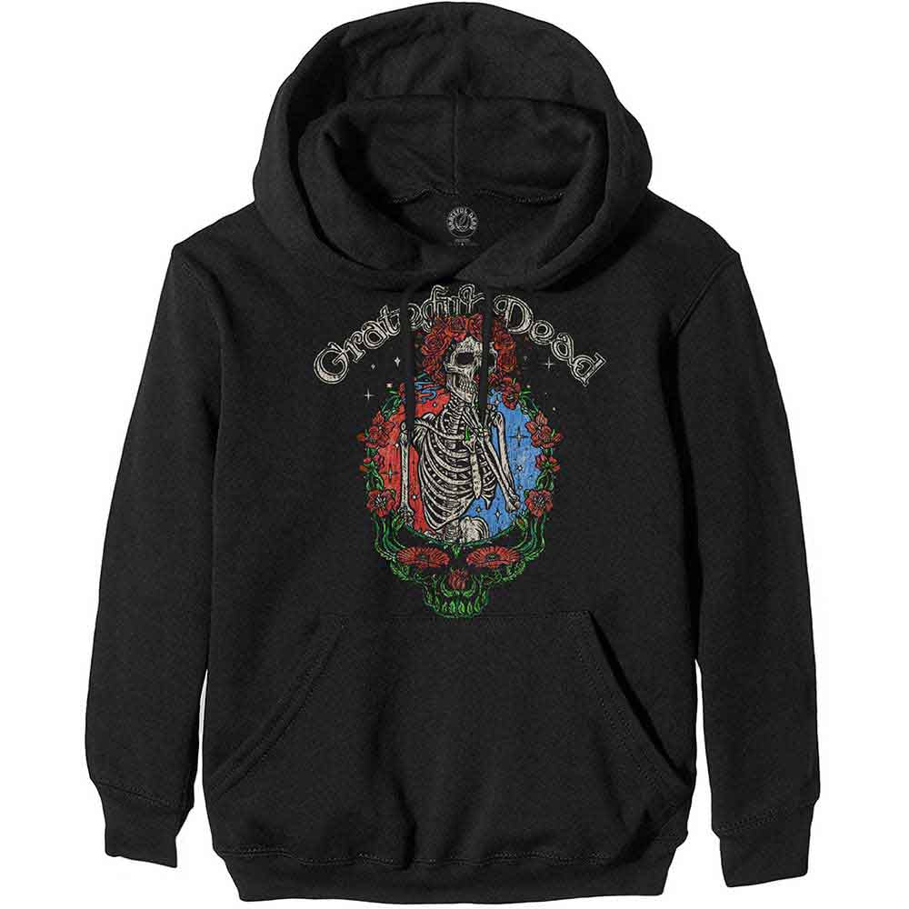 Grateful Dead Floral Stealie Unisex Pullover Hoodie