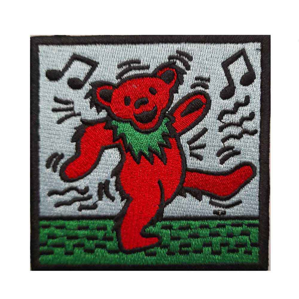 Grateful Dead Dancing Bear Woven Patch