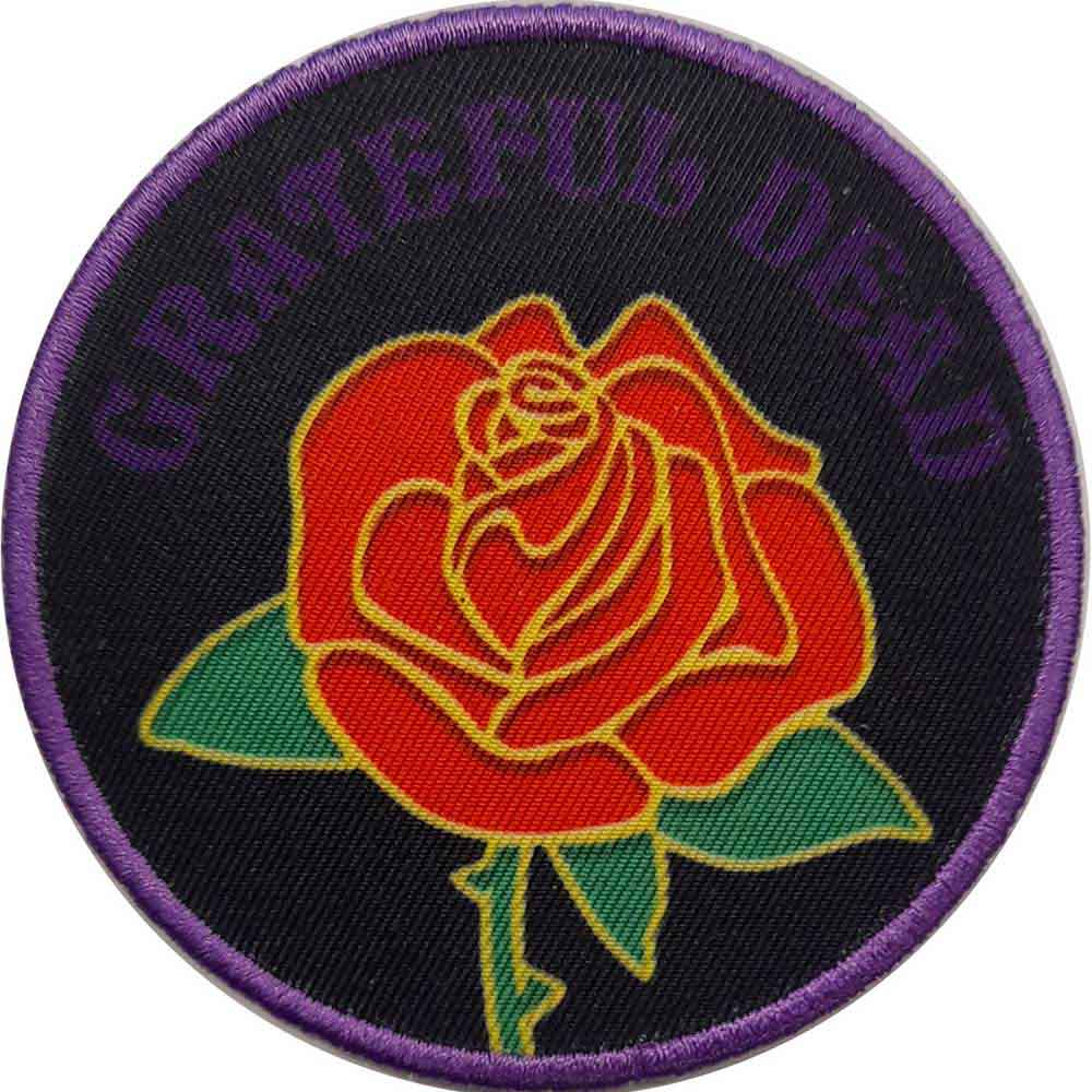 Grateful Dead Rose Patch