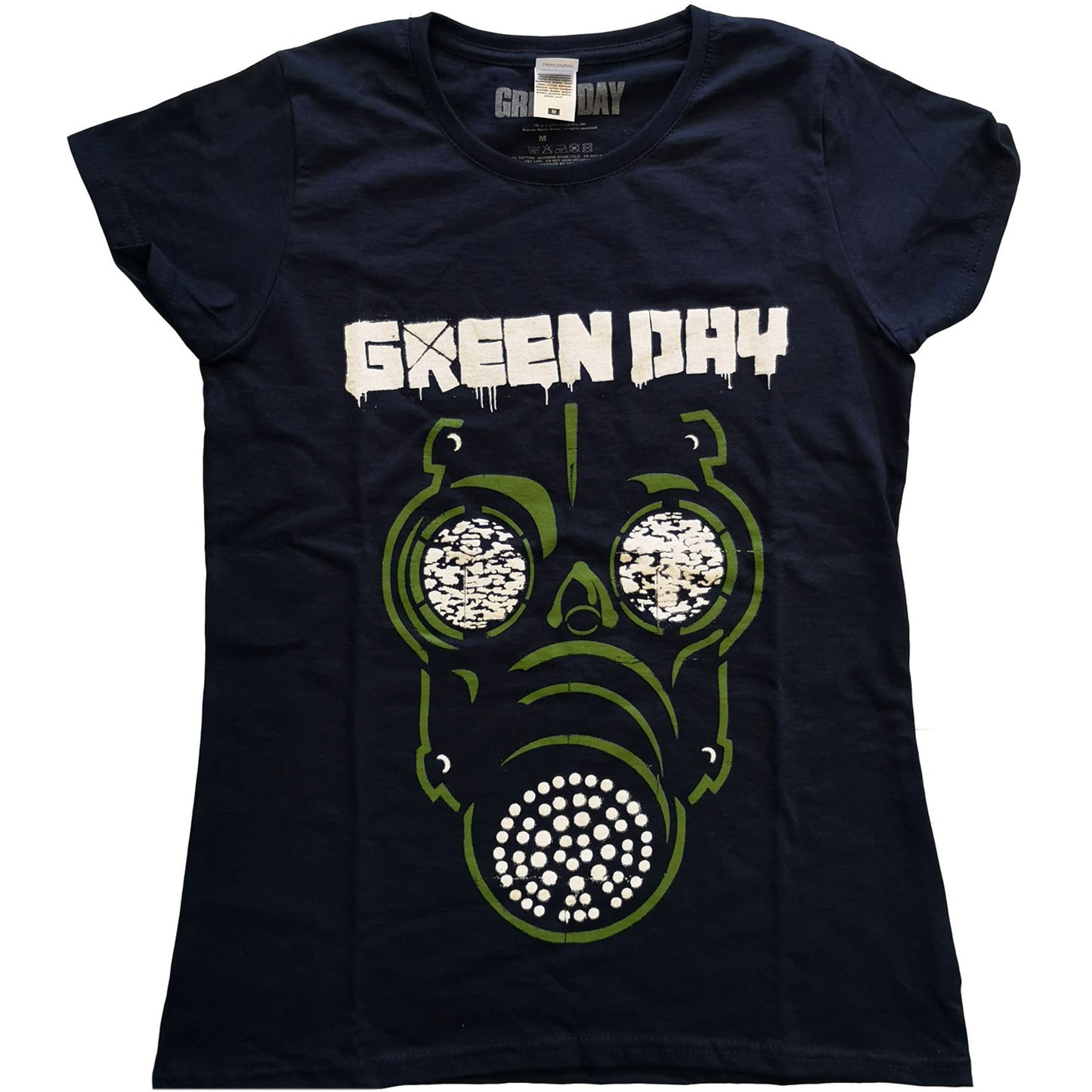 Green Day Green Mask Ladies T-Shirt