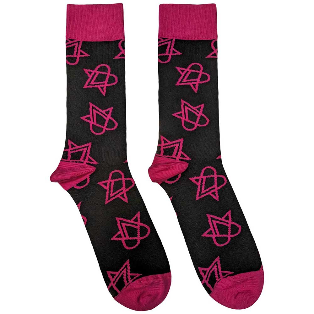 Him Mini Pink Heartagrams Unisex Ankle Socks