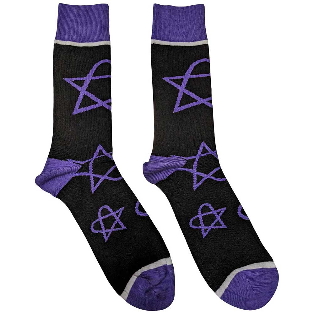 Him Purple Heartagrams Unisex Ankle Socks