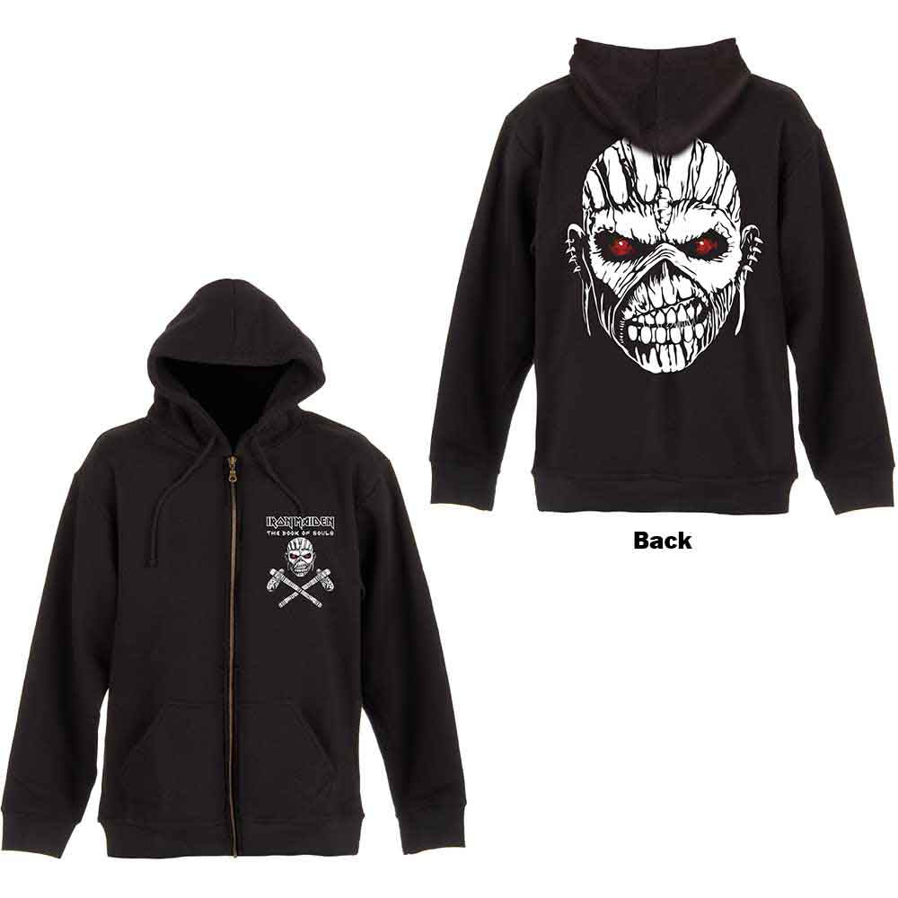 Iron Maiden Eddie Axe Unisex Zipped Hoodie