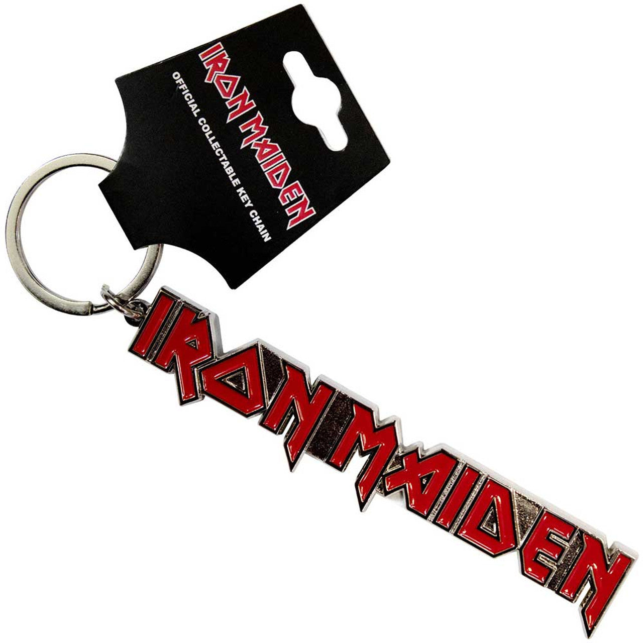 Iron Maiden Logo With Tails Keychain