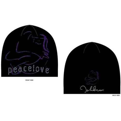 John Lennon Peace a Love Unisex Beanie Hat