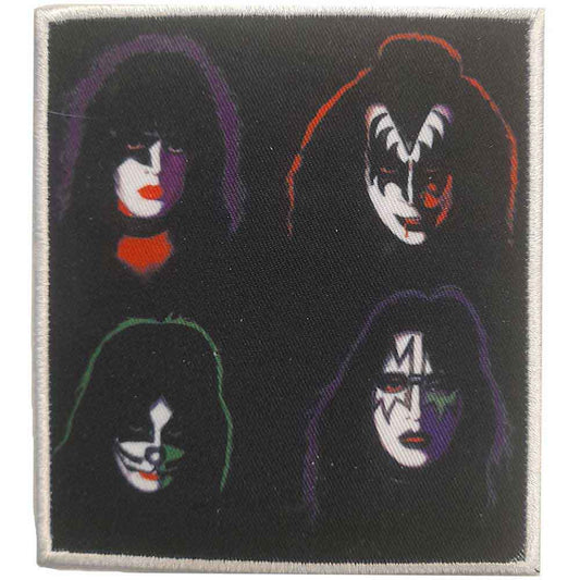 Kiss 4 Heads Printed Patch