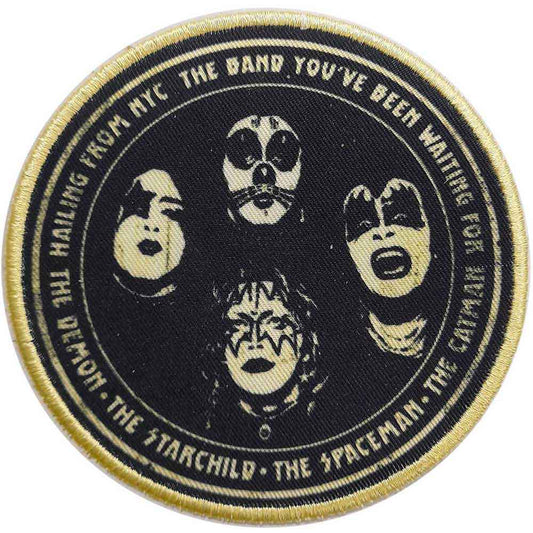 Kiss Hailing from Nyc Printed Patch