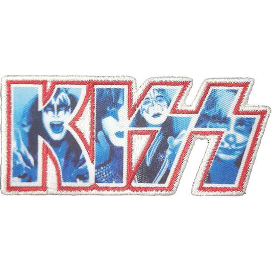 Kiss Infill Logo Printed Patch