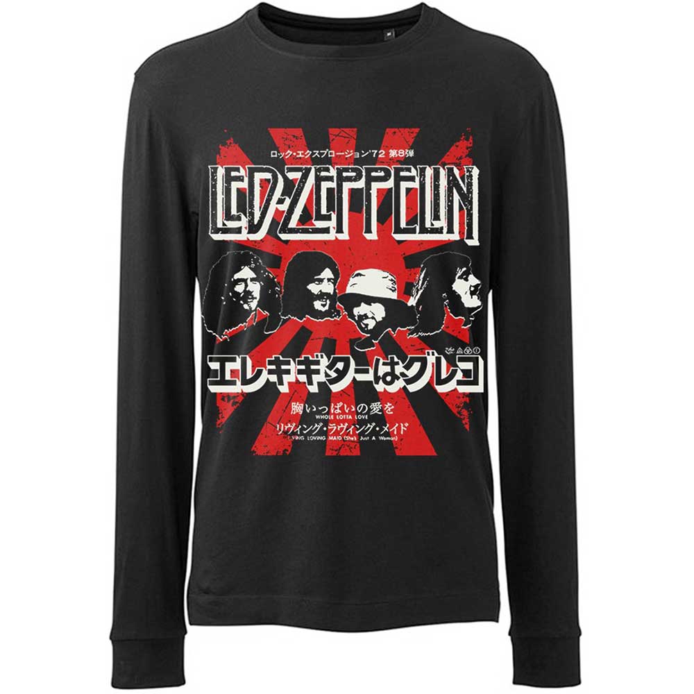Led Zeppelin Japanese Burst Unisex Long Sleeve T-Shirt