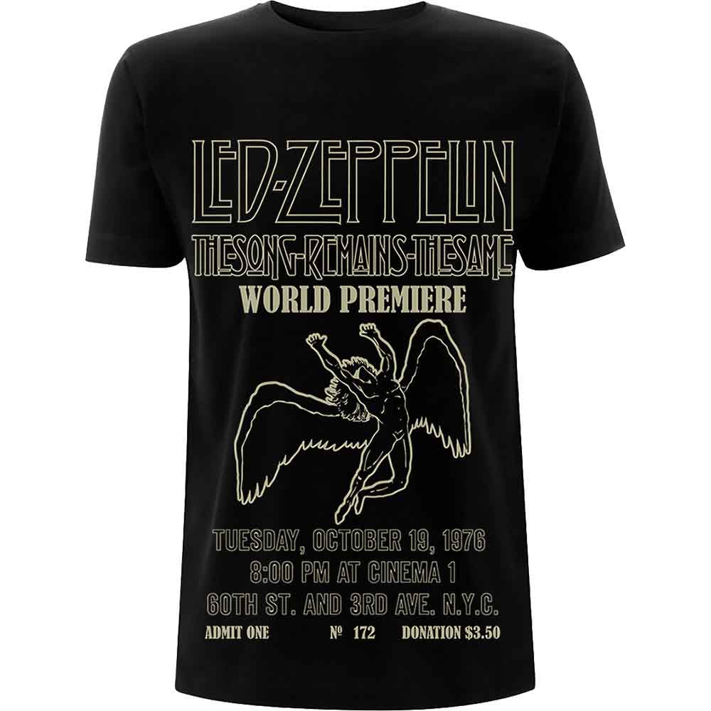 Led Zeppelin TSRTS World Premier Unisex T-Shirt