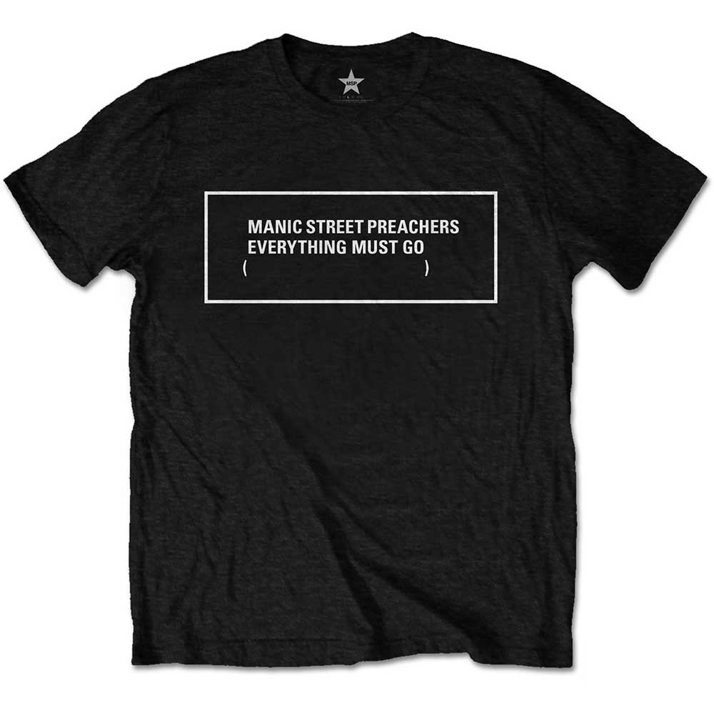 Manic Street Preachers Everything Must Go Monochrome Unisex T-Shirt