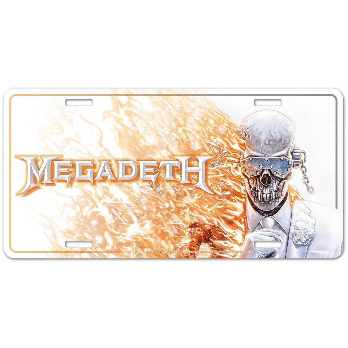 Megadeth Number Plate