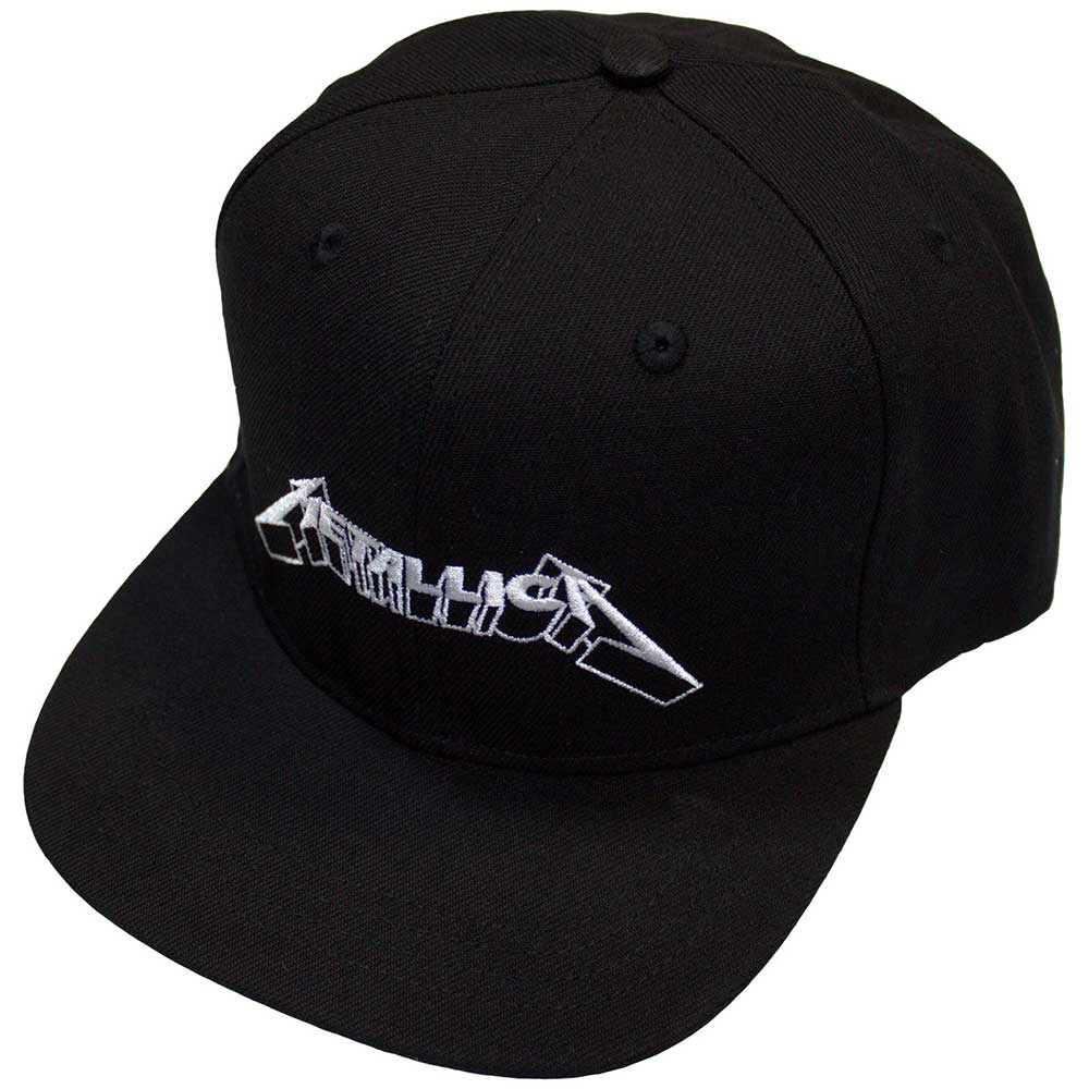 Metallica Unisex Snapback Cap: 3D Logo