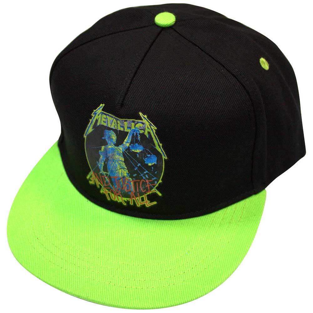 Metallica Unisex Snapback Cap: And Justice For All