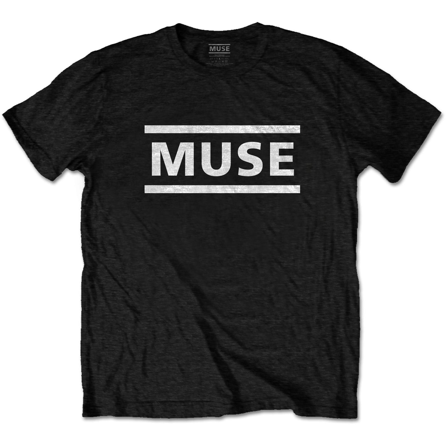 MUSE UNISEX T-SHIRT: WHITE LOGO
