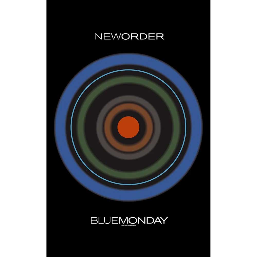 New Order Blue Monday Textile Poster