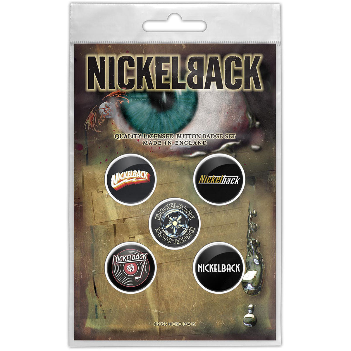 Nickelback Silver Side Up Badge Pack
