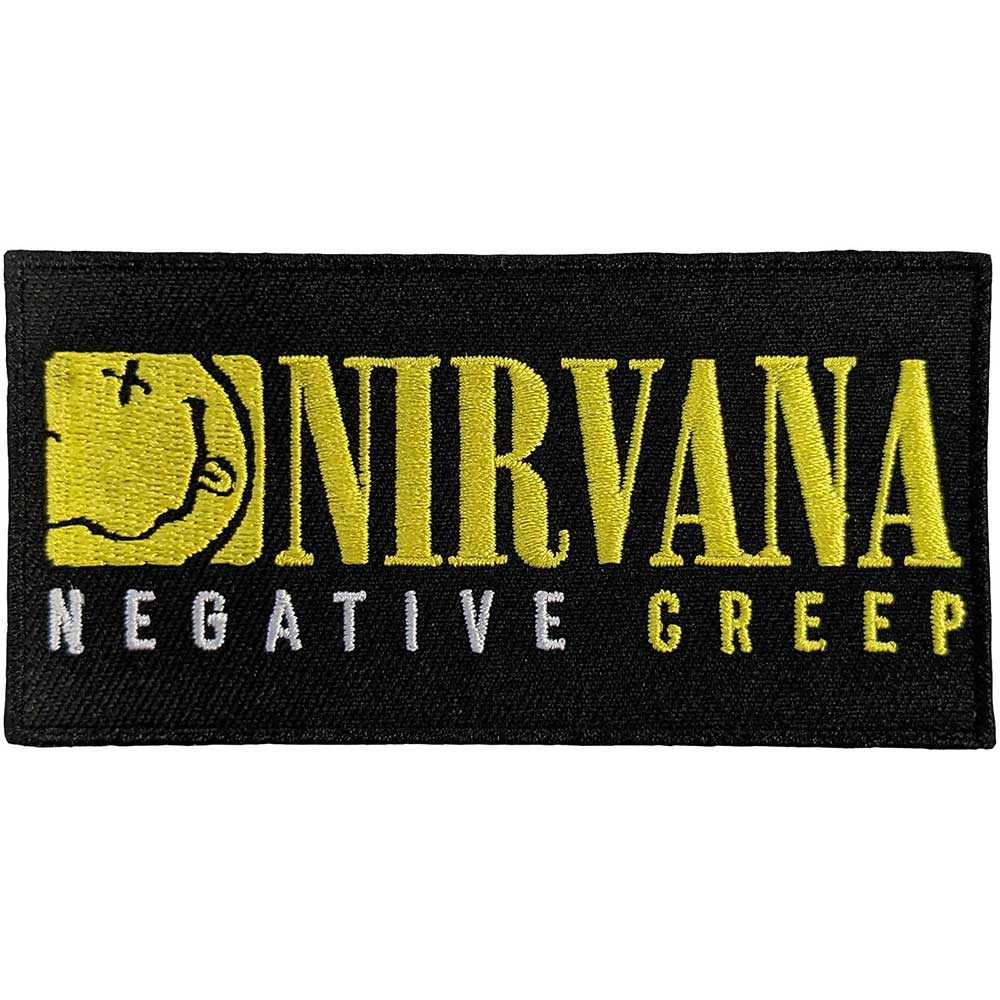 Nirvana Negative Creep Woven Patch