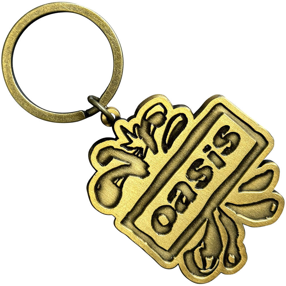 Oasis Gold Splat Keychain
