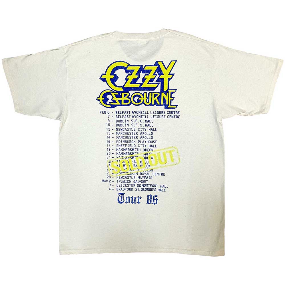 Ozzy Osbourne Ultimate Sin Tour 86 Unisex T-Shirt