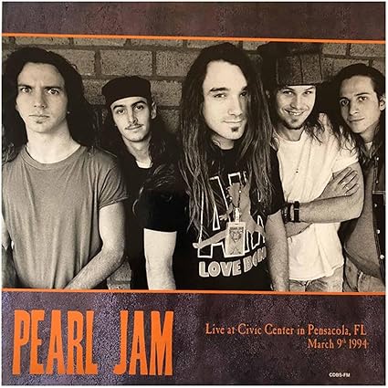 Pearl Jam Live at Civic Center in Pensacola, FL - March 9th 1994