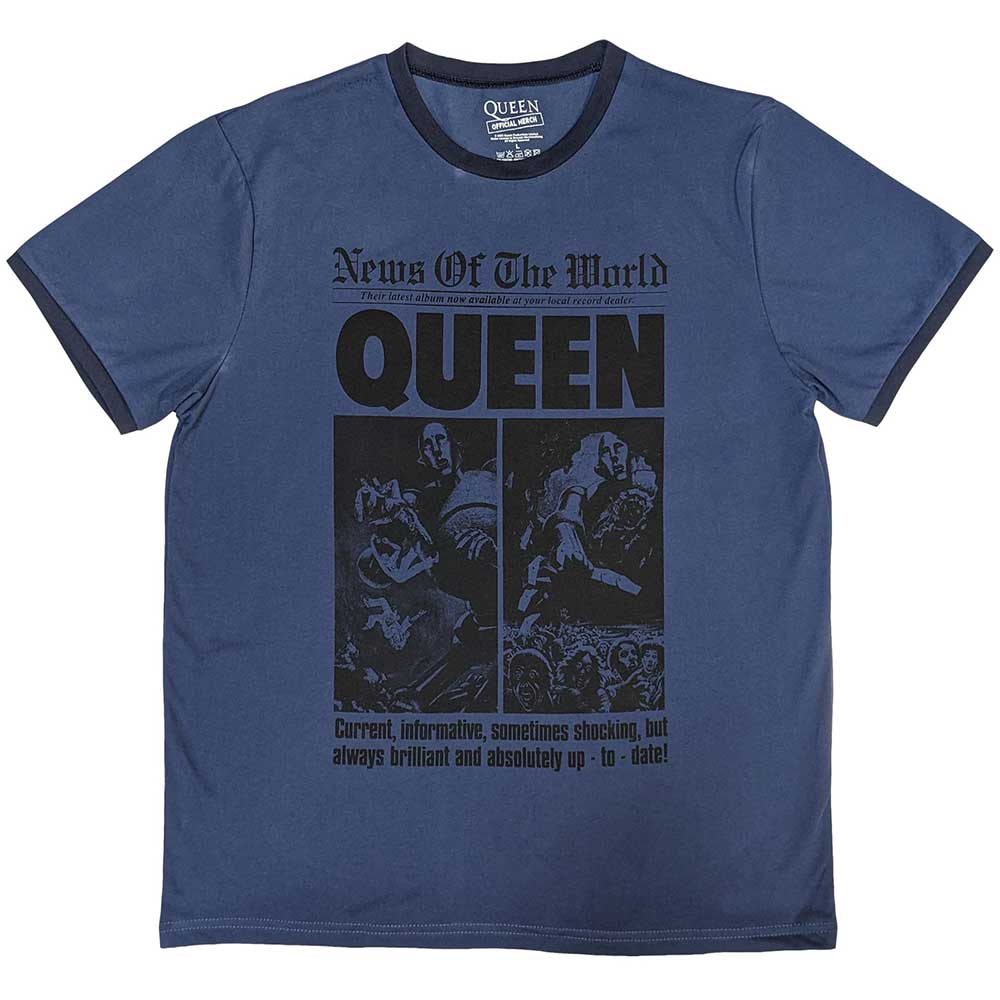 Queens News Of The World Unisex Ringer T-Shirt