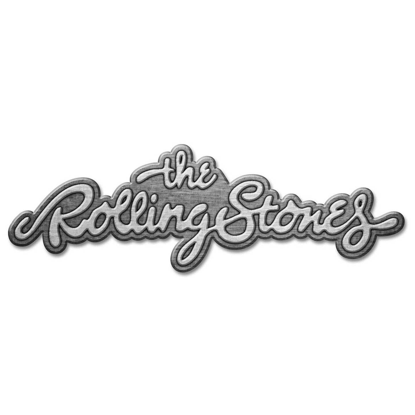 THE ROLLING STONES PIN BADGE: LOGO