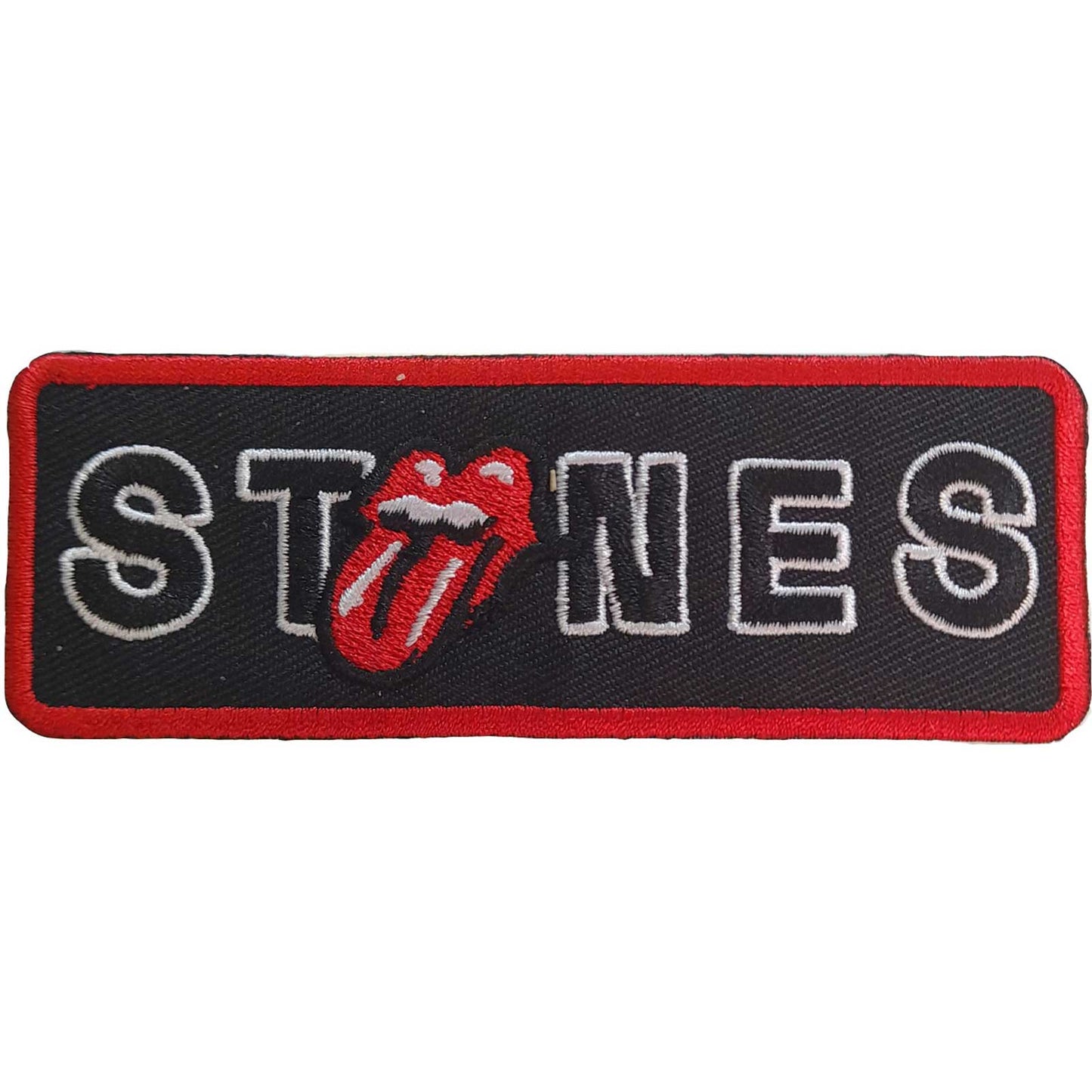 THE ROLLING STONES STANDARD PATCH: BORDER NO FILTER LICKS