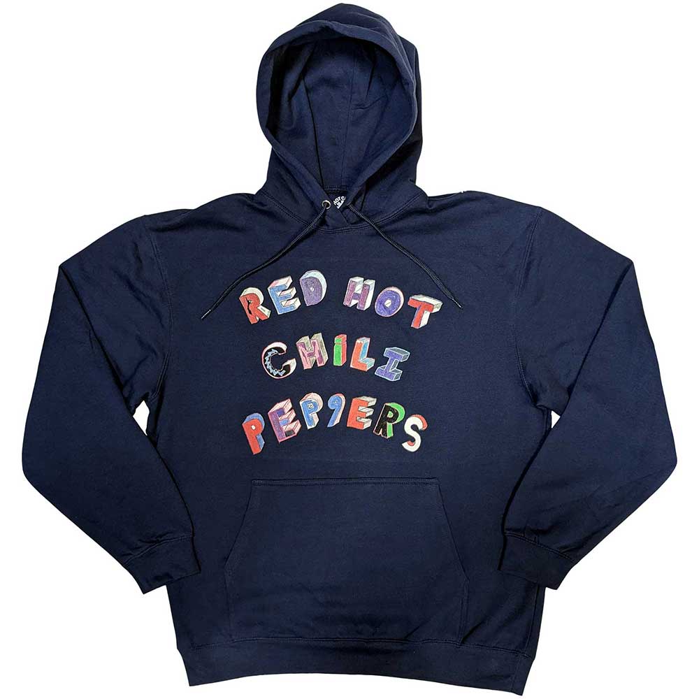 Red Hot Chili Peppers Colourful Letters Pullover Hoodie