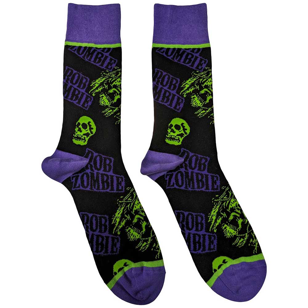 Rob Zombie Skull Face Unisex Ankle Socks