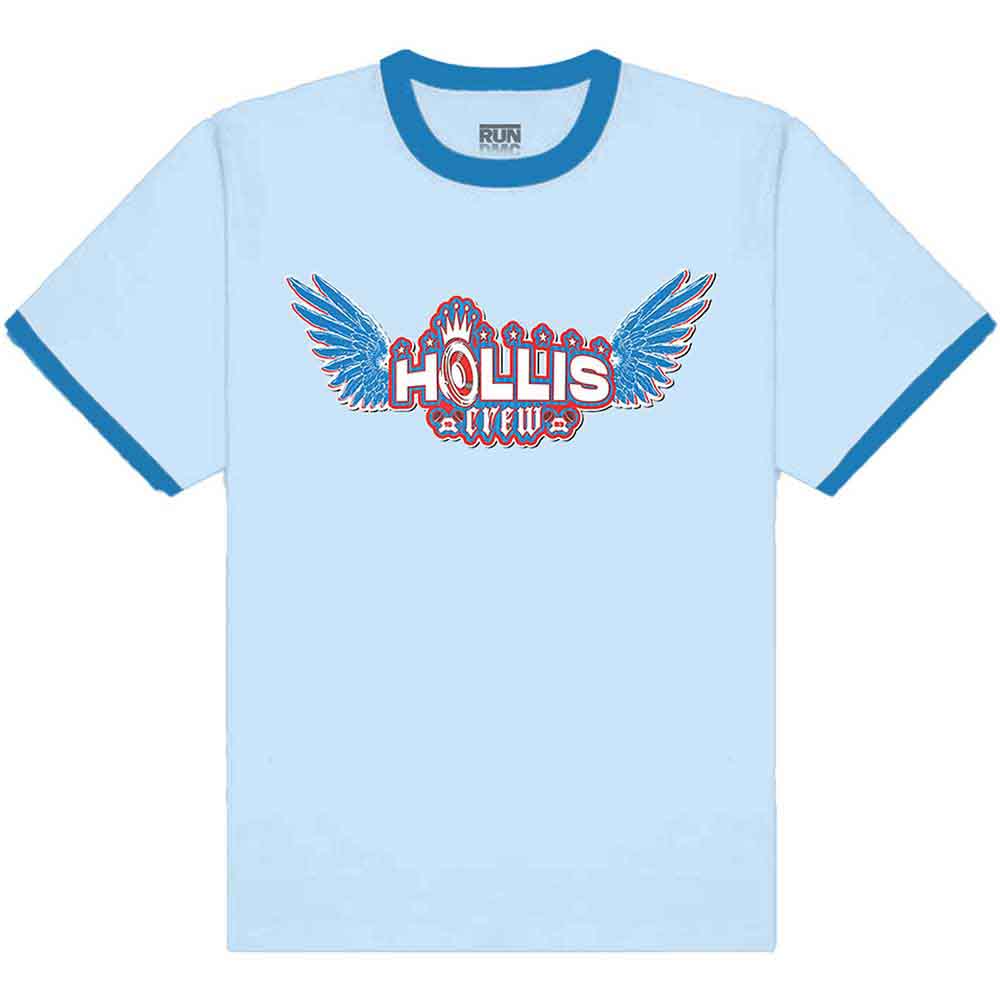 Run Dmc Hollis Crew Unisex Ringer T-Shirt